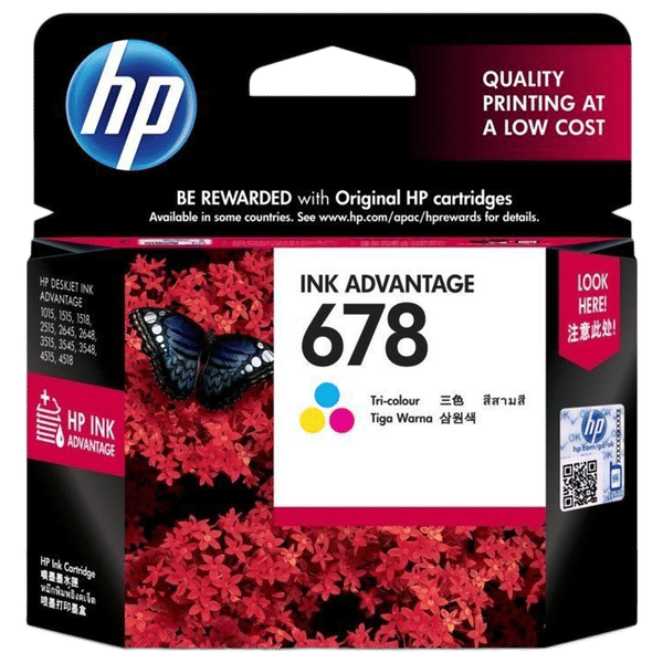 Hp ink sales cartridge 678